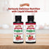 Pack 2 D3 5000 5.6 oz Barlean's of Vitamin Liquid Supplement for Kids and Adults, IU Vitamin D, Strawberry Milkshake