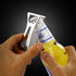 Resafy Pocket Comb for Men, Thickening Stainless Steel Razor Comb, Beard Wallet Comb with Bottle Opener & Screwdriver