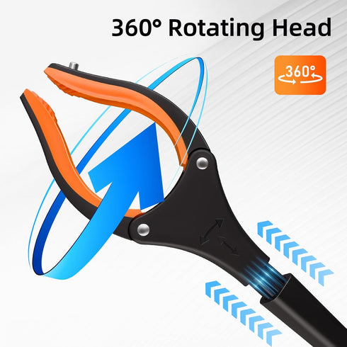 Tool,3-Pack 32" 360 Grabber Reacher Foldable Reacher Grabber Pickup Tool with Rotating Jaw & Magnetic Tip, GarbageTrash