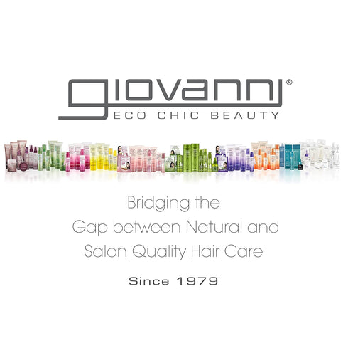 GIOVANNI Bamboo All-Purpose Dressing Comb, Wooden Wide Tooth Detangling Comb for All Hair Types