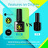 UR SUGAR Glow in the Dark Gel Nail Polish Set - 6 Colors Halloween Neon Bright Luminous Soak Off Nail Polish