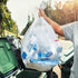 13 Gallon Trash Bags, 250 Count Bulk, Clear Plastic Recycling Garbage Bags for Home, Commercial, and Industrial Use