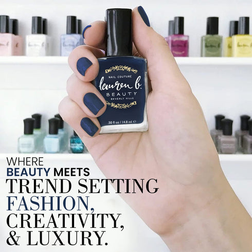 Lauren B. Nail Polish Beach House Vibes, Quick Dry Vegan Nail Art Polisher for Women