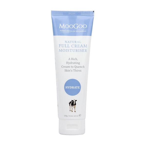 MooGoo Natural Full Cream Moisturizer, 120g Ultra-Hydrating Repair for Sensitive Skin