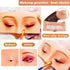 Makeup Practice Face Board, Silicone Mannequin Face for Makeup Artist Supplies with Brushes and Rhinestones Sticker