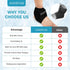 Ankle Ice Pack Wrap for Swelling, Reusable Gel Ice Pack for Sprained Ankle Injuries, Hot Cold Therapy for Foot Pain