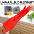 Vgo... 2-Pairs Red Dishwashing Gloves, Reusable Household Kitchen Gloves, Long Sleeve, Thick Latex