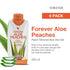 Immune 6 Packs Forever Living - Forever Aloe Peaches - Supports Digestion, System, Energy Levels No Preservatives