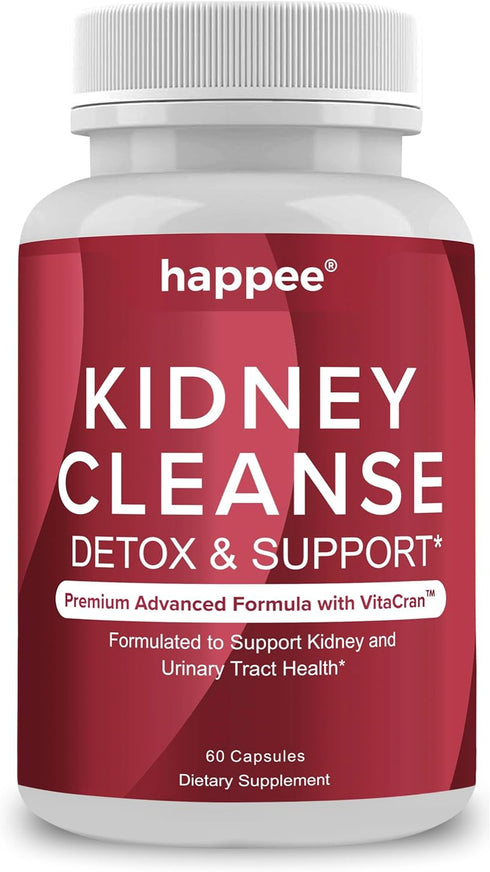 Kidney Cleanse Detox & Repair - Natural Support Supplement with Cranberry Extract & 20+ Herbs for Kidney Health