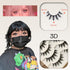 Okdeals 5 Pairs Japanese Style Makeup Eyelashes - 3D Little Devil Spiky Eyelash Manga Lashes