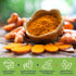 Innate Vitality Turmeric Curcumin Supplement, 1800mg with Black Pepper for Joint Support, 90 Vegan Caps