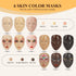 Makeup Practice Face Board, Silicone Mannequin Head for Eye Makeup Practice, Gift for Beginners, Makeup Artists