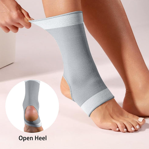 WrtmyR 2 Pack (2 PACK)) Ankle Brace Compression Sleeve, Ankle Wrap & Ankle Support for Women & Men, Ankle Compression