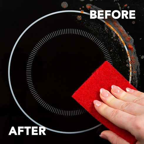 Weiman Cook Top Scrubbing Pads, 3 Count, 2 Pack - Cuts Through Toughest Stains