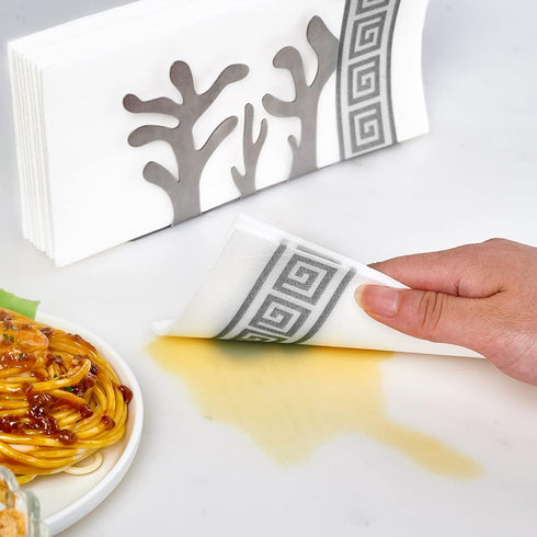 LITOPAK 200 Pack Paper Hand Towels, Disposable Guest Towels for Bathroom, Kitchen, and Events