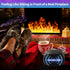 GUSUCIN Fireplace Crackling Sound Maker for Electric Fireplace, Rechargeable Realistic Fireplace Sound Box, Fire