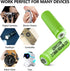Ni-MH Rechargeable 2/3AAA 1.2V 400mAh Batteries, 12 Pack with Button Top for Mason Jar Light
