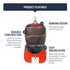 Sea to Summit TravellingLight Hanging Toiletry Bag, Small Travel Organizer for Men and Women, HighRise Grey