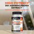 Ashwagandha Supplements - Extra Strength 500mg Capsules with 20 to 1 Root Extract, Stress Relief, Vegan Safe, 60