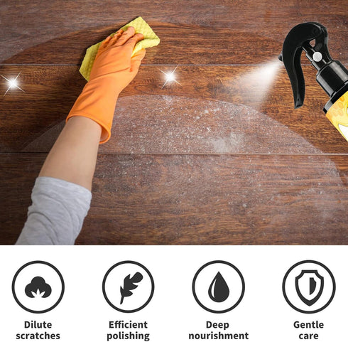3Pcs Natural Beeswax Spray - Micro Molecularized Beeswax Furniture Polish & Cleaner, 360ML