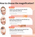 Magnifying Mirror 30X with Suction Cups, 6inch Round Makeup Mirror with High Magnification and Tweezers Set