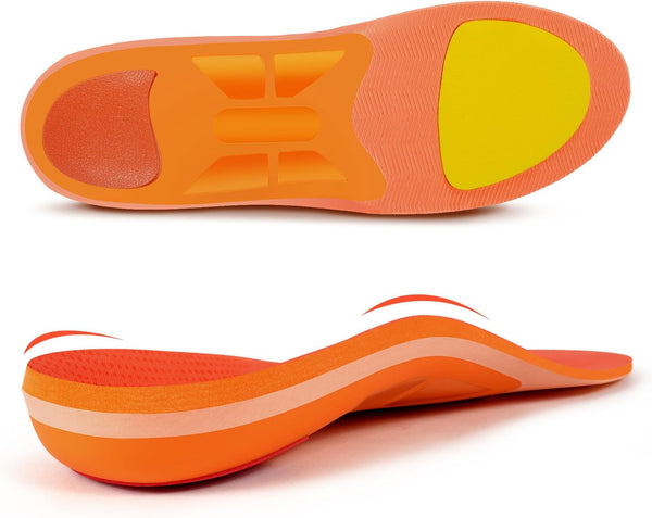 STSVZORR High Arch Support Insert for Plantar Fasciitis, Flat Foot Orthopedic Pain Relief Insole for Men and Women,