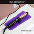ZAXOP Purple Resistant Silicone Mat Pouch for Flat Iron, Curling Iron, Hot Hair Tools