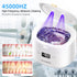 Ultrasonic Retainer Cleaner, Portable 30W/45kHz Sonic Dental Cleaning Pod for Aligners, Braces, Jewelry, and Dentures