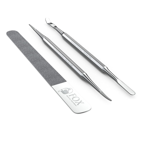 Ingrown Toenail Treatment Tools - Stainless Steel Nail Care Kit - Podiatry Tools for Pedicure & Removal
