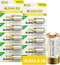 EBL 6 Volt 4LR44 Dog Collar Batteries (10 Pack) 6V Alkaline Batteries 476A / PX28A / A544 / K28A