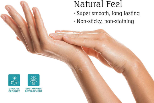 Organic Glide Natural Personal Lubricant, Probiotic Edible Lube. Parabens, Glycerin, Flavorings Free - for Men Women