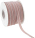 Dusty Rose Velvet Ribbon, 3/8 Inch, 25 Yards for Gift Wrapping, Wedding, Hair Bows, Crafts, Bouquet