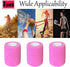 Kuanfine 3 Pack 3 Inches Self Adhesive Bandage Wrap Vet Wrap for Pets, Stretch Self Adherent Tape Cohesive Wrap