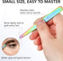 Honoson 6 Pcs Eyebrow Tweezers Set for Women, Precision Tweezers with Curved Scissors and Eyelash Brush, Rainbow Color