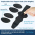 Arch Support Sleeves for Plantar Fasciitis Relief, Adjustable Compression Bands with Removable Pads for Feet Pain