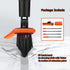 2 in 1 Floor Scrub Brush Grout Brush with 57.8" Long Handle,120°Rotatable Shower Tile Grout Scrubber,V-Shaped Corner Brush for Hard to Reach Areas (orange) by Homilifibra