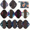 ReUseLife 12 Pieces Cloth Menstrual Pads,Reusable Sanitary Pads,11 Pieces 8 Inch Panty Liner