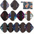 ReUseLife 12 Pieces Cloth Menstrual Pads,Reusable Sanitary Pads,11 Pieces 8 Inch Panty Liner