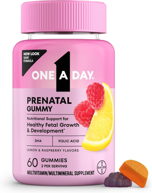 One A Day Prenatal Vitamins for Women Gummies- Pregnancy Vitamins for Women