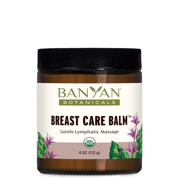 Banyan Botanicals Breast Care Balm – Organic Herbal Salve with Tulsi & Palmarosa for Lymph Massage & Breast Health (4
