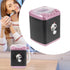 Mini Makeup Brush Cleaner Device, Plastic Electric Automatic Power Washer Sponge Cleaning Machine for Women Girls.