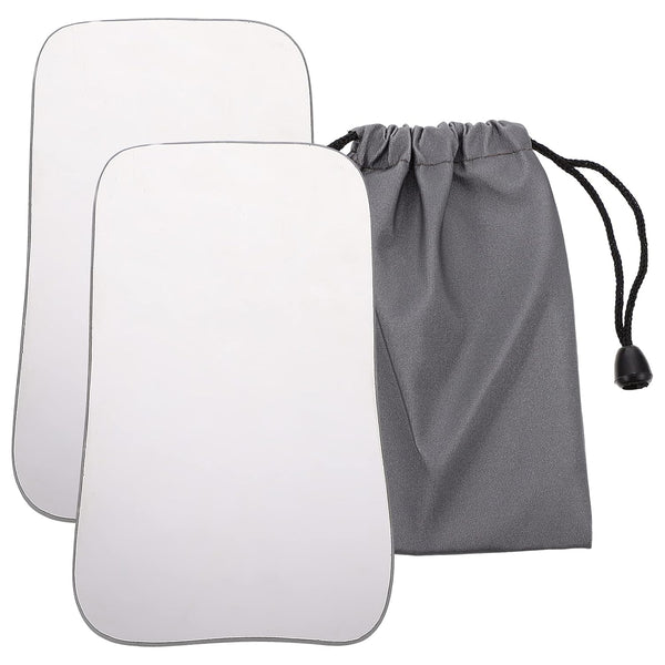 Ciieeo 2Pcs Dental Photography Mirrors, Double-Sided Intra-Oral Orthodontic Reflector Glass for Clinic