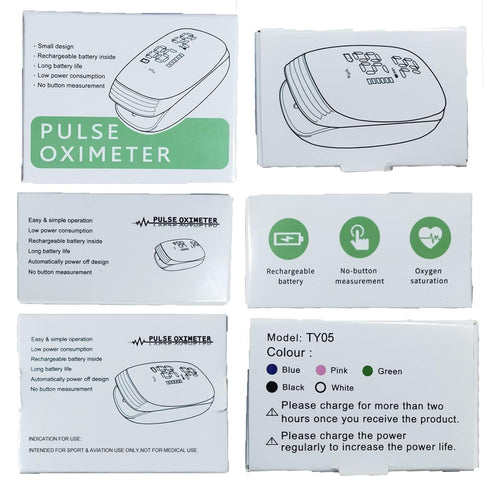 Pulse Oximeter Fingertip, Rechargeable Blood Oxygen Saturation Monitor, Accurate Fast SpO2 Reading (Pink)