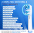 Replacement Brush Heads, 16-Pack, Compatible with Oral B Double Clean Design, Braun Oral-B Dual Clean