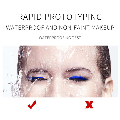Liquid Eyeliner, Sky Blue Long-lasting Colored Eyeliner, Waterproof High-pigmented Eye Makeup, 1PC