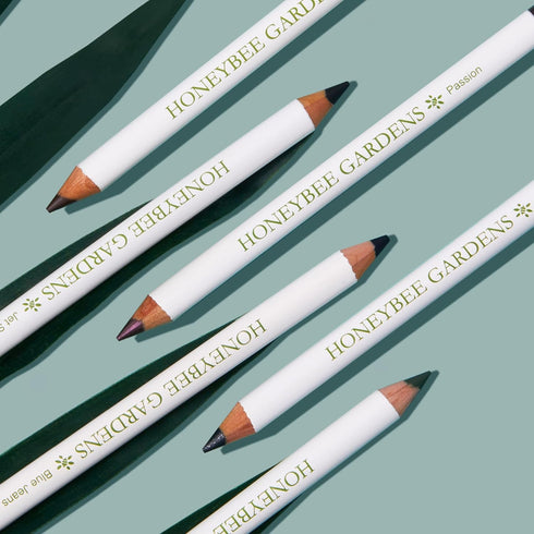 Honeybee Gardens Effortless Eye Liner Pencil, Jet Set Black, Rich Pigmentation, Vegan, Gluten-Free