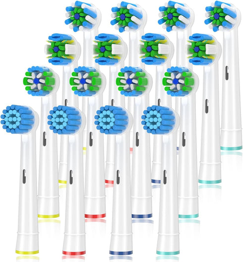 Schallcare 7000/Pro 1000/9600/ 5000/3000/8000/ 16 Replacement Toothbrush Heads Compatible with Braun Oral b and Smart