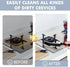 smcca 7Pcs Hard Bristle Crevice Cleaning Brush - Grout Cleaner Brush, Gap Cleaning Tools, Effective Tile Cleaning Brush