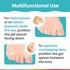 ZenToes Small Toe Spacers - Tailors Bunion Corrector for Women & Men, Hammer Toe Straightener, Gel Splint for Pain