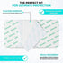 MedVance TM Silicone Adhesive Foam Dressing, Absorbent, 4"x8", Box of 5